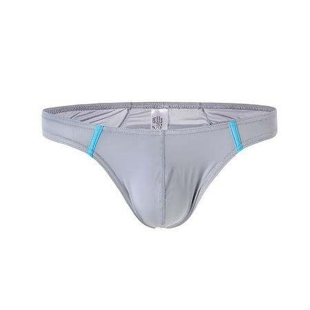 

WQJNWEQ Christmas Briefs for Men Lingerie Ice Silk Patchwork Sleepwear G-String Stylish Nightwear