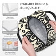 thumbnail image 3 of Balery Abstract Cat Faces Pattern Bolsa de Almuerzo para Mujeres, Caja de Almuerzo, Bolsa de Almuerzo Pequeña Impermeable, Tote de Almuerzo Reutilizable con Gran Capacidad, 3 of 6