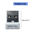 thumbnail image 5 of WINDLAND 2.4Ghz USB Wireless Dongle Receiver for G913 G913TKL Keyboards USB Adapter, 5 of 14