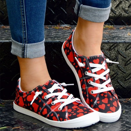 

Podplug Floral Print Women s Sports Shoes Flat Breathable Shoes Women s Shoes Valentine s Day Gift