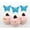 Blue & Glitter Silver, variant on Darling Souvenir, Cupcake Toppers, Birthday Wedding Party Dessert Decorations - Pack Of 20