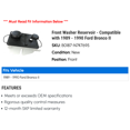 thumbnail image 2 of Front Washer Reservoir - Compatible with 1989 - 1990 Ford Bronco II, 2 of 2