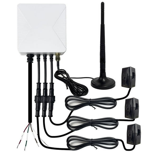 Tuya Smart Life 3 Phase WiFi Energy KWH Meter 120A Power Clamp Current Transformer App Monitor and Record Consumption