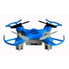 Space Rails Nano 2.4 Ghz 4-Channel X6 Remote Control Quadcopter Drone with Lighting, Blue