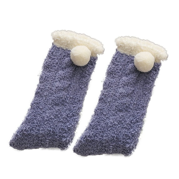 Women Fuzzy Socks Fluffy Slipper Soft Cabin Fleece Socks