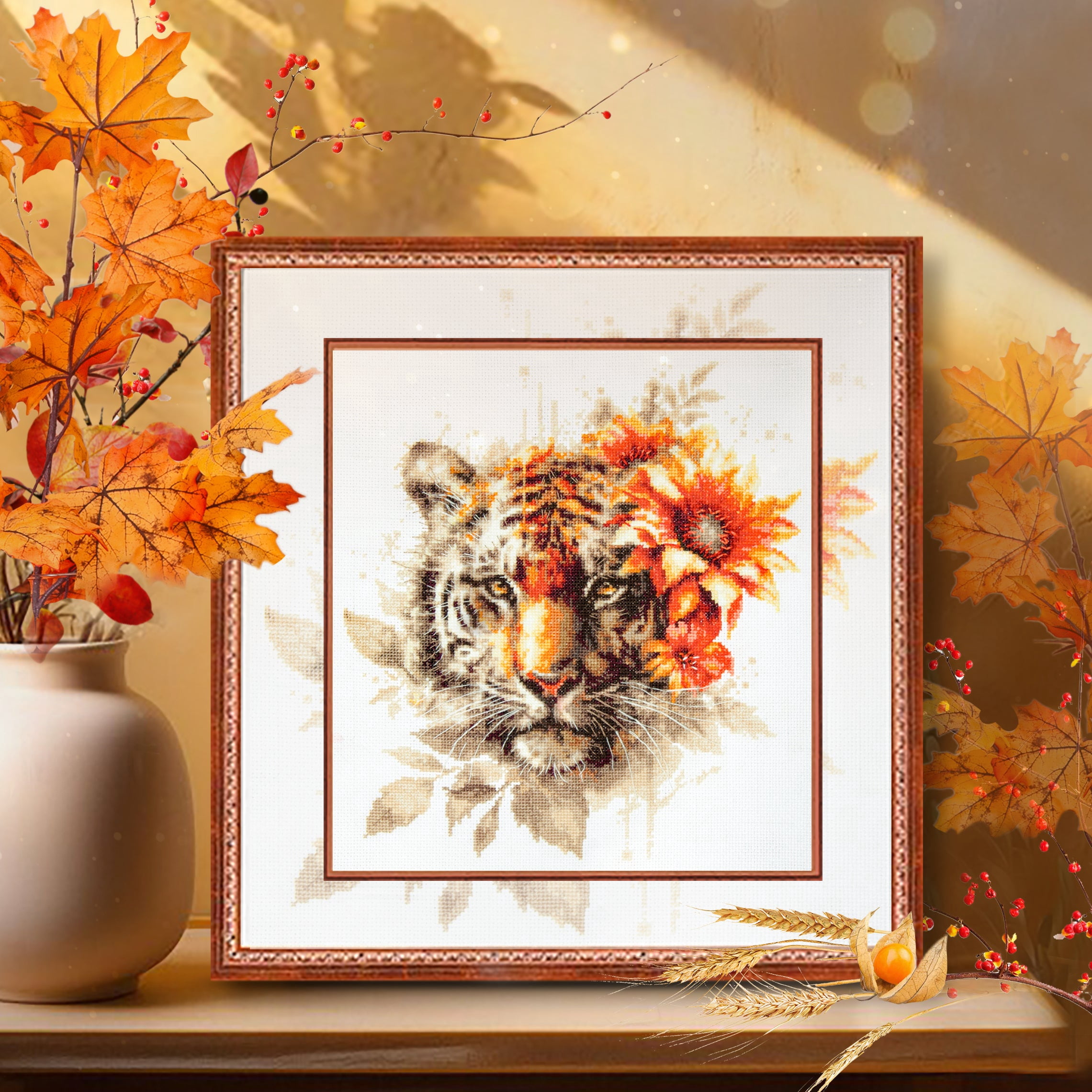 Bengal Tiger 70-21 Counted Cross-Stitch Kit