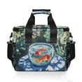 thumbnail image 7 of FORMRS Insulated Cooler Bag 24 Cans Capacity Soft Leakproof Lunch Box with Side Pockets, Red Goldfish, 7 of 7