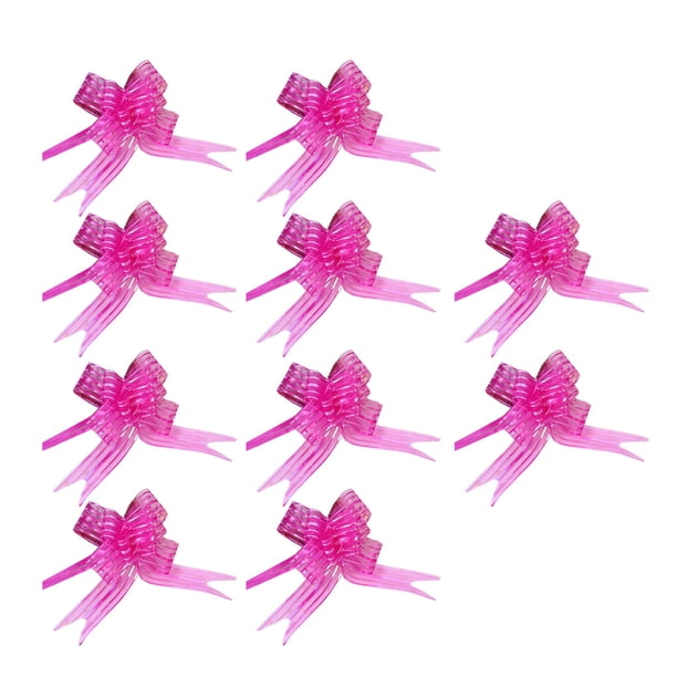 Billuyoard 10 Uds. Lazo de tracción hermosa ligereza guirnalda colorida adorno romántico hecho a mano arte Latte regalos de cumpleaños de boda asa de Kits de decoración para fiestas Rosa roja Billuyoard HA075117-04B
