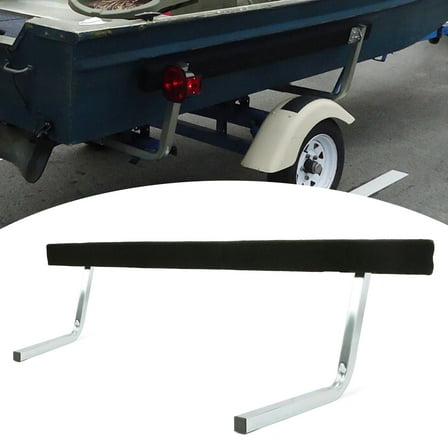Kojem Pair of 5" Adjustable Boat Trailer Bunk Board Bunkboard Guide-On Rails Galvanized Steel