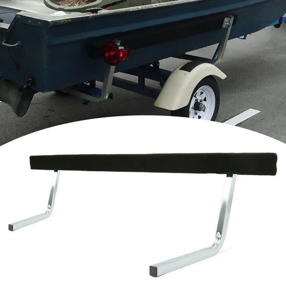 Kojem Pair of 5" Adjustable Boat Trailer Bunk Board Bunkboard Guide-On Rails Galvanized Steel