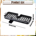 thumbnail image 3 of Kitchen Faucet Sink Rack, Rotatable PVC Organizer Tray with Spout Design, Over-Sink Storage for Soap, Scrubbers, Towels, Household Usage, 3 of 9