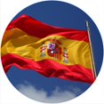 thumbnail image 1 of Slipmat Slip Mat Scratch Pad Felt for any 12" LP DJ Vinyl Turntable Record Player Custom Graphical - Flag Spain 1, 1 of 1
