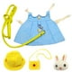 thumbnail image 2 of Conjunto para mascotas, conejo, hurones, , chaleco, disfraz, ropa , verano, , boda, d Colco  Arnés para vestido de conejo, 2 of 8