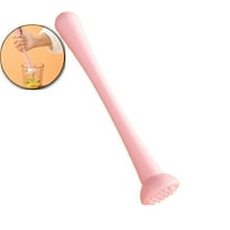 VQPeo Plastic Ice Crusher Hammer – Multi-Functional 8" Bar Tool for Crushing Ice, Muddling Cocktails, Lemon Press & Milk Tea Preparation