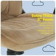 thumbnail image 2 of Serta Executive Microfiber Office Chair, Light Bei, 2 of 15