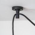 thumbnail image 5 of Hunter - Redding 1-light Matte Black, Medium Size Pendant Light, Dimmable, Industrial Style, Bell Shaped, for Bedrooms, Dining, Living Rooms - 48240, 5 of 9