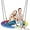 Multicolor, variant on HYYOP 40 Inch Saucer Tree Swing Set for Kids, 800lbs Rainbow Flying Swing Seat with Adjustable Hanging Ropes, Waterproof Textliene Fabric and Steel Frame for Outdoor Playground Backyard