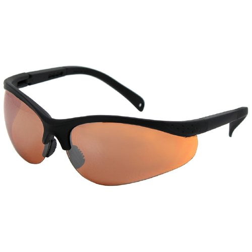 Safety Vu Half Rimless Safety Glasses, Orange