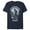 Navy Blue, variant on Men's Star Wars: The Mandalorian Din Djarin and Grogu Legendary Dad  Graphic Tee Charcoal Small