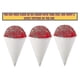 thumbnail image 4 of White Paper Cone Cups, Snow Cone Cups,coated Leakproof Cone Paper Cups For Slush, Shaved Ice, Water, 4 of 4