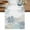 Blue,White, variant on Coastal Starfish Table Runner, Ocean Weeping Coral Beach Conch Washable Cotton Linen Table Runners 48 Inches Long, Dresser Scarf Runner for Nightstand/Coffee/End Tables 13''x48''