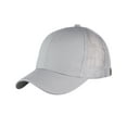 thumbnail image 3 of C.C Ponycap Messy High Bun Ponytail Adjustable Mesh Trucker Baseball Cap Hat, Light Gray, 3 of 3