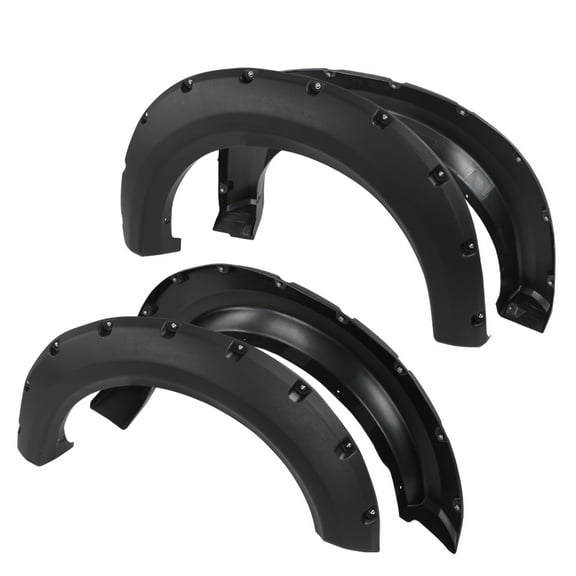 CROSSDESIGN Wheel Fender Flares Cover Wheel Cover Protector Fit for 2009-2014 Ford F150