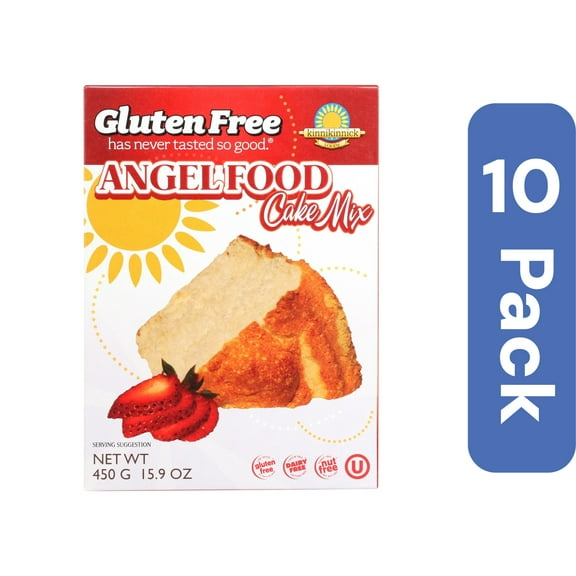 Kinnikinnick Angel Food Cake Mix 15.9 oz (Pack of 10)