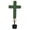 C, variant on Chanana Artificial Cross Topiary Tree, Faux Boxwood Religious Cross with Bow, Potted Memorial Decor for Easter, Church Services and Outdoor Cemetery Displays