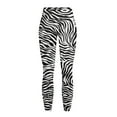 thumbnail image 5 of Renewold Zebra Stripe Womens Yoga Pants with Pockets High Waisted Womens Leggings Fashion Exercise Yoga Leggings Lightweight Activewear Printed Ankle Leggings, XL, 5 of 8
