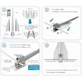 thumbnail image 1 of Fortress Anchor Ancre de Bateau G-7 Guardian; Style Fluke; Poids de 2,9 Livres; Longueur de 22 Pouces x Largeur de 18 Pouces; Anodisé; Argent; Alliage Aluminium-Magnésium; Angle Fluke Ajustable, 1 of 3