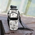 thumbnail image 3 of FOR U DESIGNS Elephant Water Bottle Bag for Kids 2nd Grade Cute Water Bottle Carrier with Strap Primary School Water Bottle Crossbody Bag Age 7-8 Girls Water Bottle Sleeve, 3 of 7