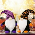 thumbnail image 3 of SPRING PARK Set of 2 Witch Gnomes Plush Halloween Decorations with Spider Bat Ornaments Scandinavian Tomte Doll Elf Halloween Gnomes Decorations Indoor Home Party Toys for Kids Adults, 3 of 6