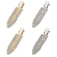 thumbnail image 1 of 4 piezas de diamantes de imitación sin pinzas para el cabello curvadas - Diamante de estilo de metal brillante Sailing Electrónica, 1 of 5
