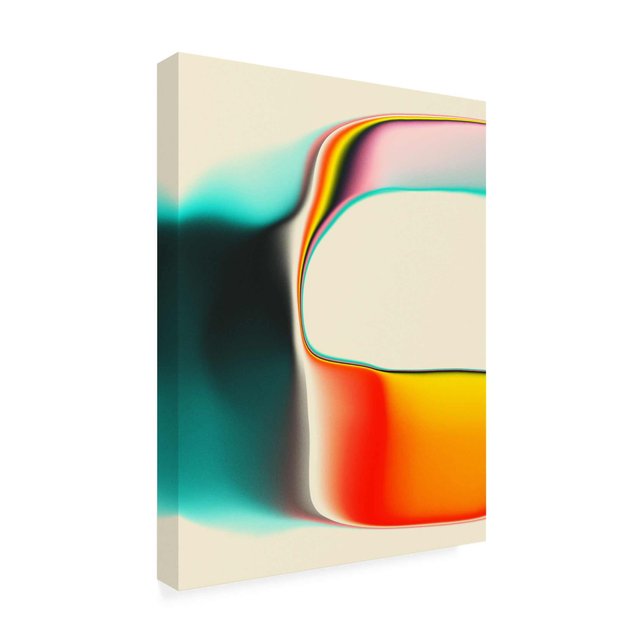 Trademark Fine Art Jazzberry Blue  Interference Canvas Wall Art