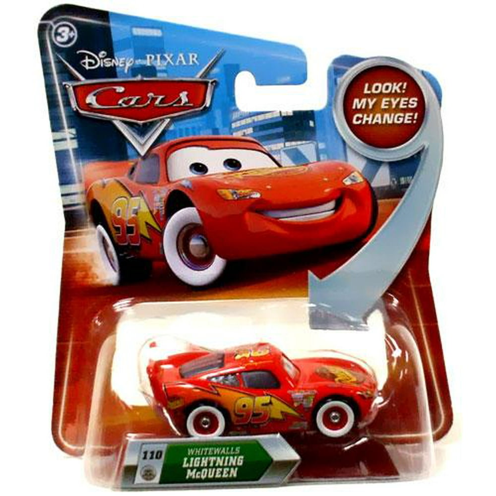 Disney Cars Lenticular Eyes Series 2 Whitewalls Lightning McQueen