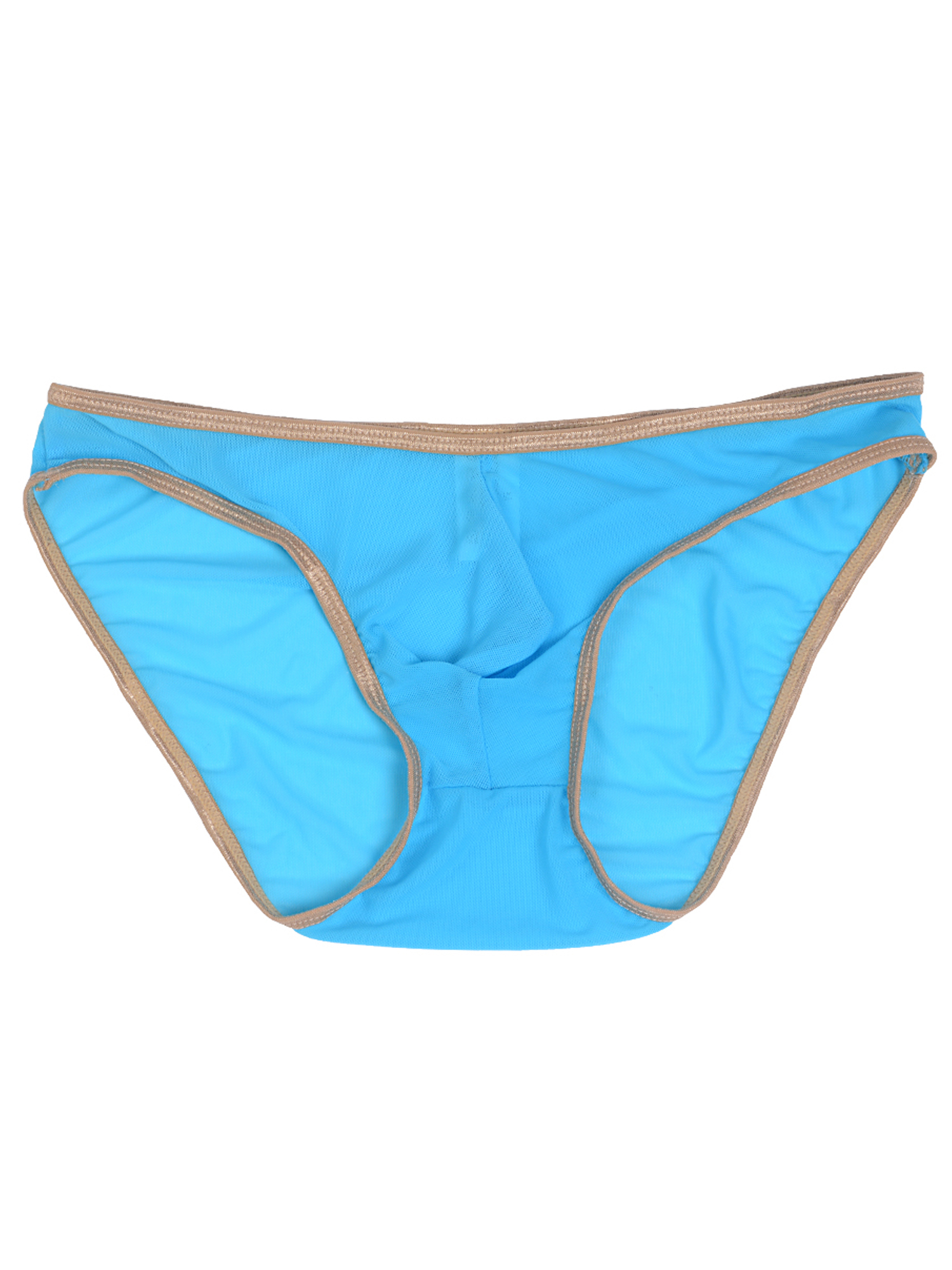 Karuedoo Men's Seethrough Boxer Briefs Sheer Mesh Pouch Underwear