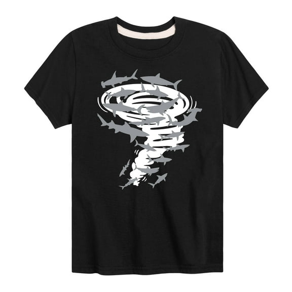 Instant Message - Shark Tornado - Toddler and Youth Short Sleeve T-Shirt