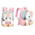 thumbnail image 3 of Mochila De Unicornio Accesorio De Ropa Encantador Bolsa De Transporte Bolsas De Almacenamiento Estilo De Dibujos Animados Escuela Niños Mochilas Regalo De Cumpleaños seitruly OD014868-01, 3 of 6