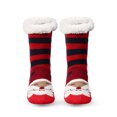 thumbnail image 2 of Penkiiy Floor Socks for Men Women Christmas Gifts Casual Winter Warm Cotton Plush Thicker Anti-slip Floor Socks Knit Soft Socks Wine Socks, 2 of 2