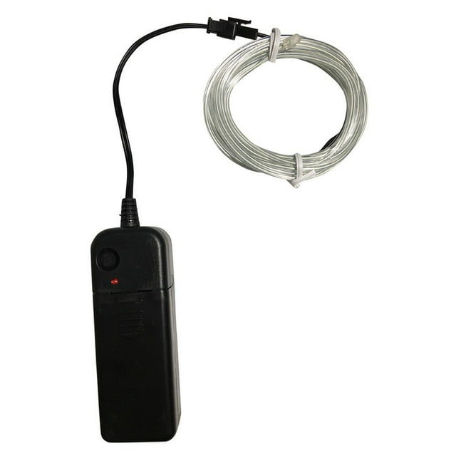 5M Flexible LED EL Wire String Strip Rope Glow Decor Neon Lamp USB Controlle