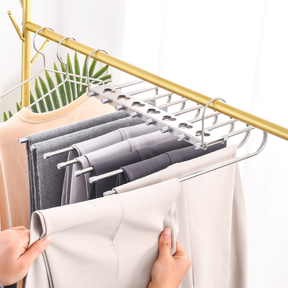 Space Saving Pants Hangers Pants Rack Leggings Hanger for Garden Flags