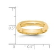 thumbnail image 2 of Ladies 14K Yellow Gold 4mm Wedding Band Ring with Edge, 2 of 4