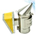 thumbnail image 3 of UPGRATOR Silver Bee Hive Smoker Made from Metal with Heat Shield for Safe Beekeeping, 3 of 8