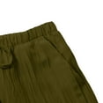 thumbnail image 6 of iHPH7 Travel Pants Women Lounge Pants Women Womens Fall Pants Baggy Pants Fall Clothes Gaucho Pants for Women Trousers Pants for Women Dark Green L, 6 of 9