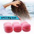 thumbnail image 4 of Rodillos Rizadores de pelo Bolas de espuma suave Lindo hongo DIY Peluquería Cuidado del cabello, 4 of 7