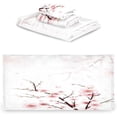 thumbnail image 2 of GZHJMY Towel Set of 3,Blooming Cherry Tree Twig 1 Bath Towel, 1 Towel, 1 Small Square Towel, Strong Soft and Compact Absorbent Yoga Gym Hotel Excellent Choice., 2 of 7