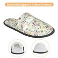thumbnail image 3 of KLL Cute Cow Slippers for Women Men House Slip on Indoor Outdoor Bedroom Furry Fleece Lined Ladies Comfy Anti-Skid Rubber Hard Sole-, 3 of 8