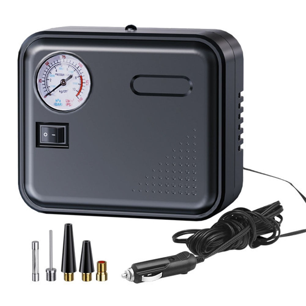 QIFEI 12V Portable Air Compressor for Car Tires Electric Corded Inflator Pump