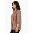 thumbnail image 3 of Roaman's Women's Plus Size Juliet Lace Trim Button-Down Shirt, 3 of 5